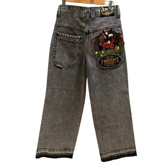 JNCO | Gambler Jeans Black Vintage Wide-leg Baggy | 23” Opening | 28 x 30 New - Picture 12 of 16